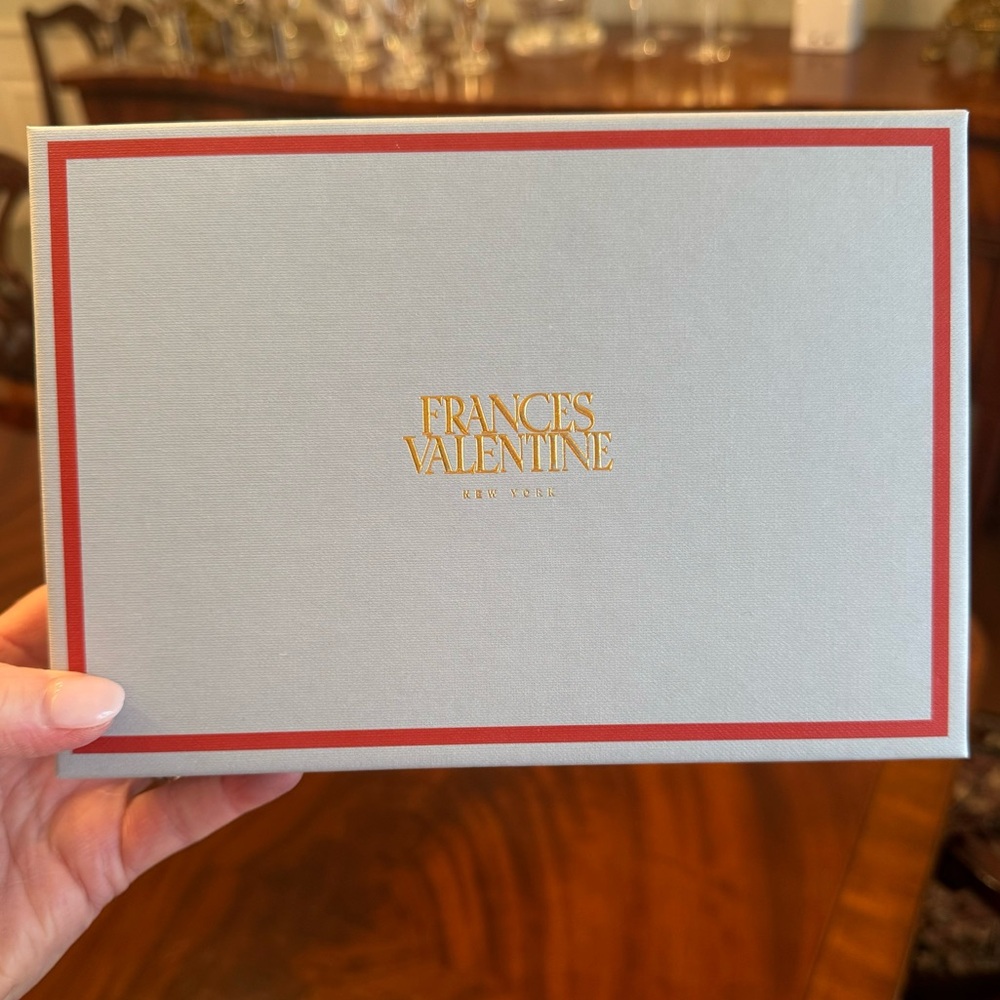 New Frances Valentine Necklace Jewelry Box